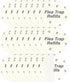 20 Pack Flea Trap Refill Discs Replacement Glue Boards, 7.1" Sticky Pads for Most Models Flea Bed Bug Traps for inside Your Home...