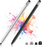 2 Pack Stylus Pens for Touch Screens, High Sensitivity Precision Capacitive Stylus Pen Compatible with iPad iPhone Samsung Tablets All Universal T...