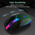 HOTLIFE Wireless Bluetooth Mouse, LED Rechargeable Slient Mouse with Dual Modes (Bluetooth 5.1+USB C/Type-c) 2.4GHz Computer Bluetooth Mouse for L...