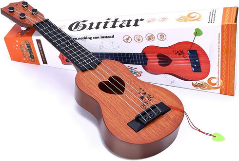YEZI Kids Toy Classical Ukulele Guitar Musical Instrument, Brown...