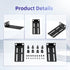 Rack Mount Kit Universal Adjustable 19 Inch Rack Ears for HP/ProCurve/Aruba/OfficeConnect/HPE and Other Switches...