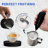 FLUIDIZE Handheld Milk Frother - Elevate Your Coffee Game! Perfect Froth for Lattes, Cappuccinos, and More - Cordless and Stylish Design - Dishwas...