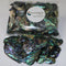 Abalone (P?ua) Shell Pieces-7.05oz Pack-for Crafts, Jewelry Making, Resin Art, Inlay, Home Decorations, Fishtank Supplies, DIY Projects - Satin, S...