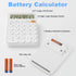 Cute Calculators Desktop Size 6.3 * 4.3in/16 * 11cm, DECKLIT Battery 12 Digit Desk Calculator Extra Large LCD Display, Great Desktop Calculator Bi...