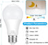 100W Equivalent Light Bulb, 12W E26 LED Bulbs, Non-Dimmable, Daylight White 6500K 4-Pack...