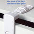 2 Pack Child Safety Refrigerator Lock for Home Fridge Freezer Door Proof Locks,Kids Safety Cabinet Locks,Anti-Opening Refrigerator Lock, with 3M A...