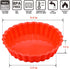 FUNBAKY Silicone Quiche Pan, Mini Pie Pan Non-stick Round Silicone Baking Molds 10 Packs...