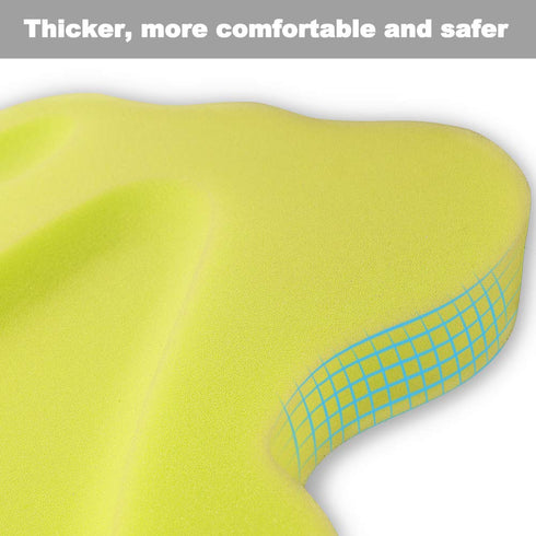 HALLO Soft Infant Bath Sponge Skid Proof Baby Bath Mat Newborn Odor Free (Yellow)...