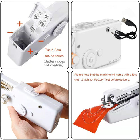 Handheld Sewing Machine, Portable Mini Sewing Machine for Beginners, Suitable for Clothing, Denim, Curtains, Leather and DIY......