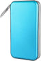 CD Case Holder, 80 Capacity CD/DVD Case Holders Wallet Hard Plastic CD DVD Disc Cases Storage Binder for Car Home Office Travel (Sky Blue)...