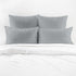 Superity Linen Pillow Cases Queen Size - Envelope Enclosure - 2 Pack - 100% Soft and Comfortable Premium Cotton - Grey...