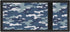 Blue Camo Print Kids Wallet for Boys Girls Teens Trifold Canvas Wallet for Men Women Army Camouflage Wallets Credit Card Holder...