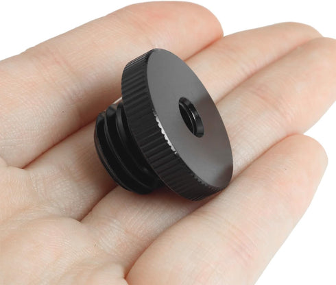 1/4 to 5/8 Screw Tripod Adapter LUORNG 5/8 Inch Male to 1/4 Inch Female Threaded Screw Adapter for Tripod Laser Level Adapter, Black...