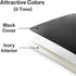 CRANBURY Small Photo Album 4x6 (Black), 2-Pack 4 x 6 Photo Book, 24 Pockets Shows 48 Pictures, Mini Plastic Picture Album Binder with Customizable...