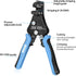WGGE Automatic Heavy Duty Wire Stripper/Wire Cutter, 3 IN 1 Adjustable Wire Stripper Tool for 8-18 AWG Solid and Stranded Electrical Wire | 10-22 ...