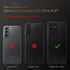 LOHASIC for Galaxy S21 Ultra Case, 5G Premium Luxury Leather Business Slim Fit Style Classic Full Body Protective Cover Phone Men Cases for Samsun...