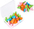 20 PCS Knitting Needles Point Protectors/Stoppers with Plastic Box, Include 10 Small & 10 Large, Knit Needle Tip Covers for Beginners Knitting Cra...