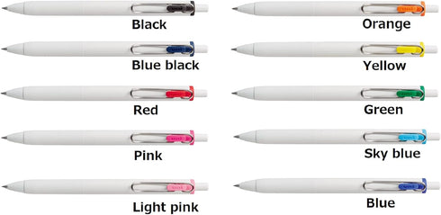 Uni-Ball One Gel Ink 0.5mm Ballpoint pen 10 Colors Set UMNS05-10C Japan import With Original Stylus Ballpoint Touch Pen......