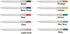 Uni-Ball One Gel Ink 0.5mm Ballpoint pen 10 Colors Set UMNS05-10C Japan import With Original Stylus Ballpoint Touch Pen......
