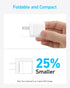 Anker Charger, 2-Pack 20W Fast Charger with Foldable Plug and USB-C to C Cables, for iPhone 15/15 Plus / 15 Pro / 15 Pro Max / 14/13 Series, Samsu...