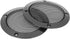 X AUTOHAUX 4pcs 4 Inch Metal Glossy Audio Speaker Cover Mesh Subwoofer Grill Horn Guard Decorative Circle Grille Protector Black for Car...