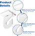 White Suspended Ceiling Hooks 10 Pairs Metal Ceiling Hanging Hook,Ceiling Grid Clips for Offices Home Plants Decorations,T-Bar Suspended Ceiling H...