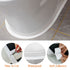 White Caulk Tape Sealant Strip for Bath & Kitchen, 1.5''x10.5FT PVC Self Adhesive Caulk Strip Waterproof Caulking Sealing Strip Tape for Toilet Ba...