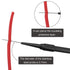 6 PCS Multimeter Test Probe Pins, 0.7mm Back Probe Kit,Auto Repair Test Leads of 4mmm Banana Plug Red and Black Non-Destructive Wire Piercing Prob...