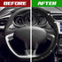 Bling Car Steering Wheel Cover, Crystal Glitter Rhinestone Wheel Protector for Girls Women, 15 inch Anti-Slip Steering Wheel Protector, Universal ...