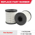 Engine Oil Filter Fits for BMW Mini Cooper Cooper Clubman Countryman Paceman - R55 R56 R57 R58 R59 R60 R61 Replaces# 11427622446 (2 Pcs)...