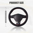 Steering Wheel Cover, Leather Steering Wheel Cover, Breathable Steering Wheel Cover, Hand Sewing Steering Wheel Cover for Most Cars Trucks SUVs (F...