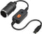 USB C Male to 12V Adapter, USB to Car Cigarette Lighter Socket Converter Cable Adjustable Voltage 5V/9V/12V(1-Pack)...