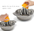 Stainless Steel Lemon Squeezer,Juicer with Bowl Container for Oranges Lemons Fruit Home Made Juice in Kitchen...