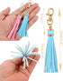 10pcs Tassel Purse Charm,Leather Keychain,Key Chain for Car Keyring Purse Accessory Bag Charm Gift for Mom...