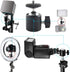 EXMAX 360 Degree Aluminum Alloy Body Rotating Swivel Mini Tripod Ball Head with 1/4" Screw Thread Base Mount for Lighter DSLR Camera Camcorder LED...
