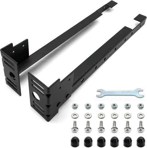 Bed Frame Footboard Extension Brackets Set Attachment Kit - Fit for Twin, Full, Queen, or King Size Beds...