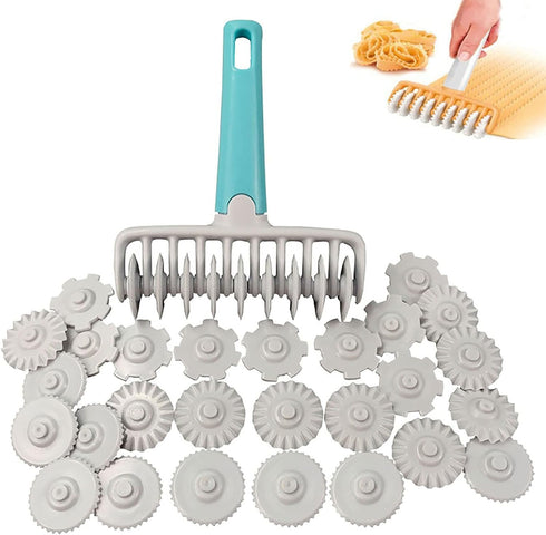 Lattice Roller Cutter, Pasta Cutter Wheel, Dough Noodle Cookie Pie Dessert Pizza Bread Pastry Crust Roller Cutters, Fondant Ribbon Cutters Wheel R...
