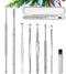 Ear Pick Ear Curette Earwax Pick Removal Tool Kit 8 Pcs, Stainless Steel Ear Hygiene Care Sets with Storage Box...