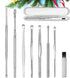 Ear Pick Ear Curette Earwax Pick Removal Tool Kit 8 Pcs, Stainless Steel Ear Hygiene Care Sets with Storage Box...