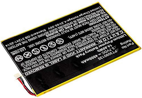 4000mAh PT3090135 Battery Replacement Compatible with RCA Galileo Pro 11.5" RCT6513W87, Viking Pro 10” RCT6303W87, RCT6303W87DK Tablet...