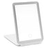 Dorence Rechargeable Travel Lighted Makeup Mirror, White - Compact Foldable LED Mirror for Flawless Application - Modern Design - Portable Vanity ...