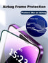 Privacy Screen Protector for iPhone 14 & iPhone 13 & iPhone 13 Pro,Airbag frame Drop Protection, Anti Spy Private Full Coverage, Shockproof Anti-S...