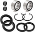 Front Wheel Bearings Seals for Honda FourTrax 300 Rancher 350 400 420 Only for 4x4, OEM# 91051-HC5-003 91209-HN2-003 91256-HC5-003...
