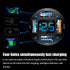 4 Ports USB Car Charger, 66W Super Fast Charging with QC 3.0, PD 20W and USB 2.4A Charger Adapter, Quick Charge with LED Voltmeter, Auto Cigarette...