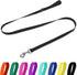 Waterproof Dog Leash, 5/6 FT Durable Odor-Proof Dog Leashes with Strong Metal Hooks Fits Small Medium or Large Dogs (Black, 5FT - 3/4 inch Width)...