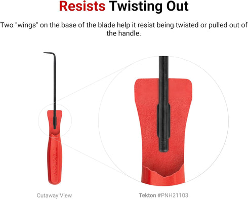 TEKTON 90-Degree Bent Pick (1/8 Inch x 3 Inch) | PNH21103...