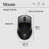 HP Wireless Mouse - Black, 15-Month Battery, 1600 DPI Sensor, Side Grips - For PC/Laptop, Mac, Chromebook...