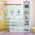 Libeder Mesh Hanging Storage Space Saver Bags Organizer,Foldable Storage Organizer 5 Compartments Toy Storage Basket for Kids Room Bathroom 2 Sets...