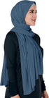Lina & Lily Non-see-through Premium Jersey Maxi Hijab Head Scarf Wrap for Muslim Women...