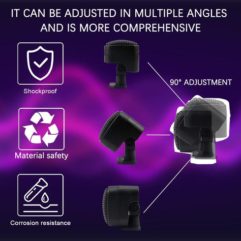 4 Pcs 500W Car Speaker, TP-004A High Power Stereo Car Tweeter, Vertical Round Easy to Install Speakers for Surface Mounting on Car Truck and Boat....